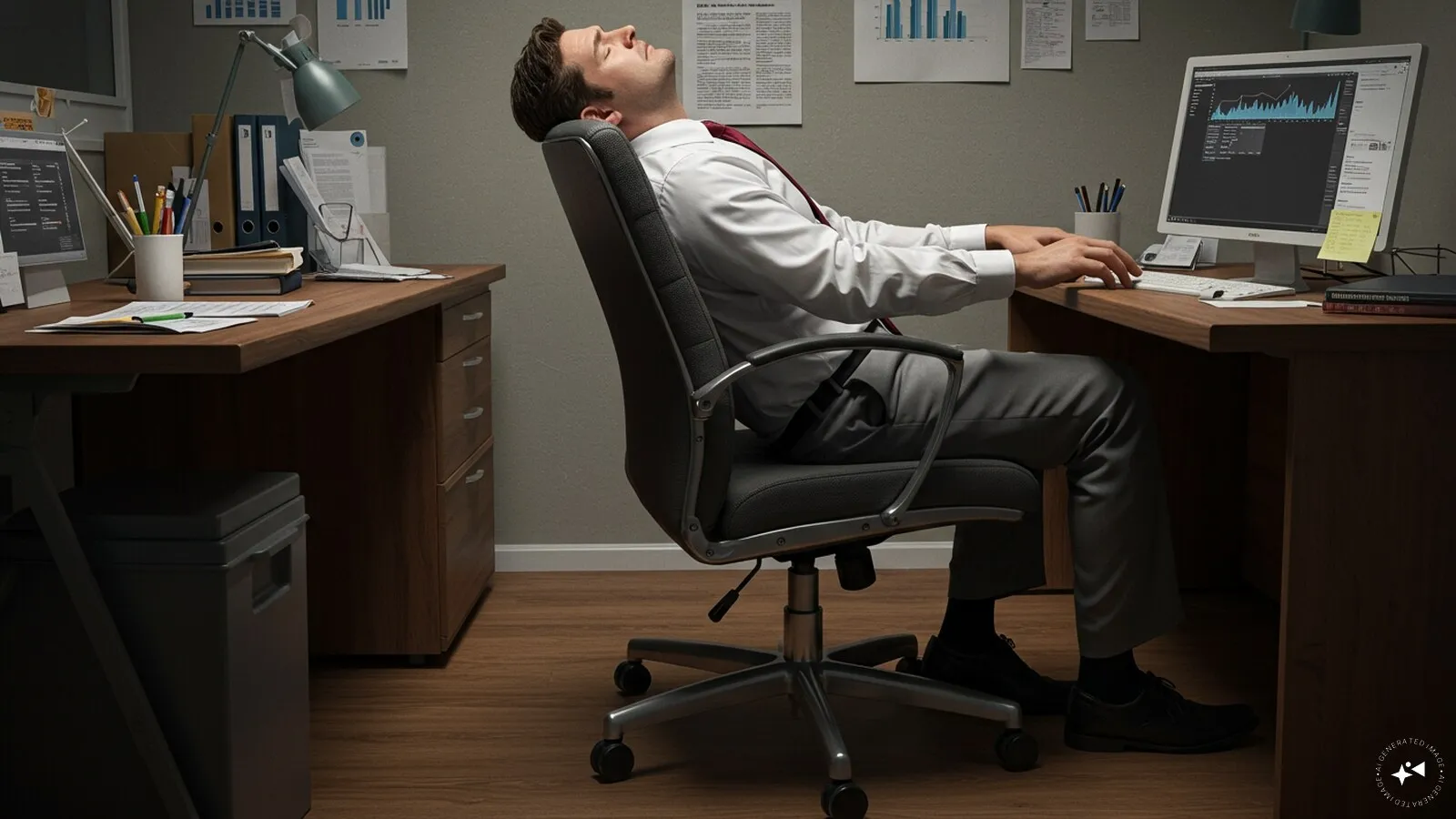 Office interior with neutral professional setting